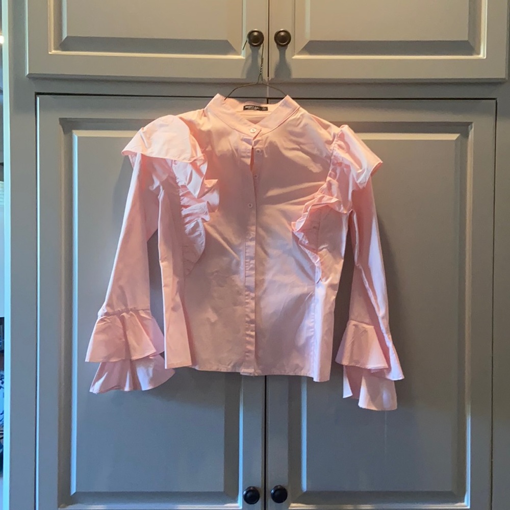 Nasty Gal Pink Top